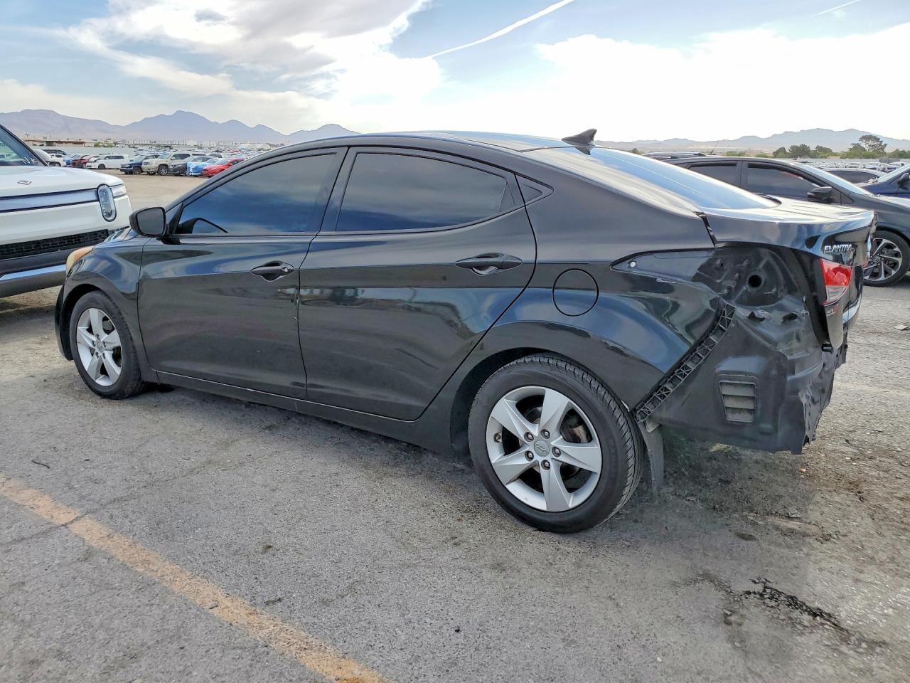 2013 Hyundai Elantra Gls Black vin: 5NPDH4AE0DH283987