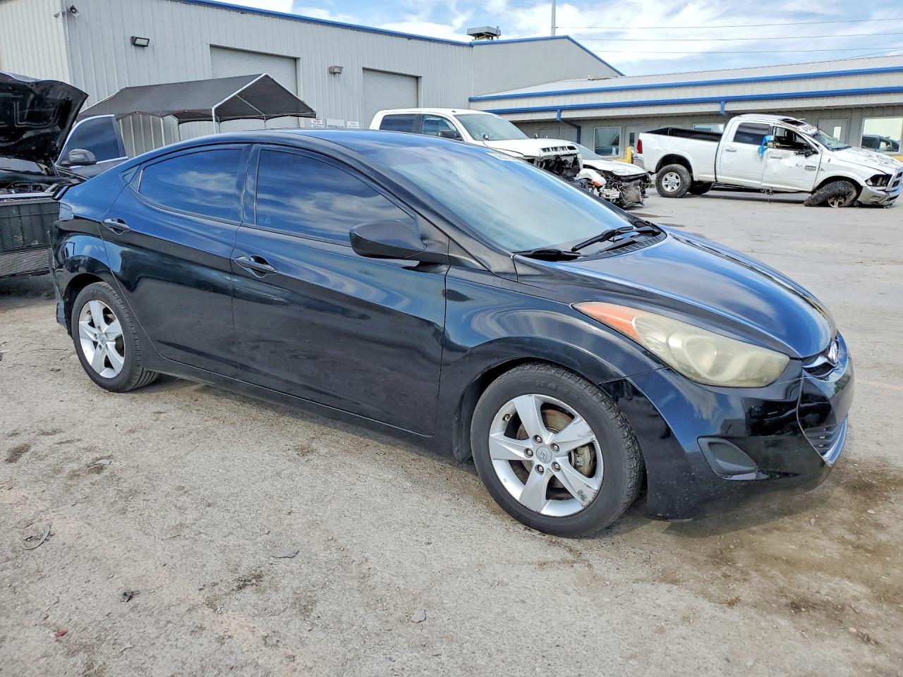 2013 Hyundai Elantra Gls Black vin: 5NPDH4AE0DH283987