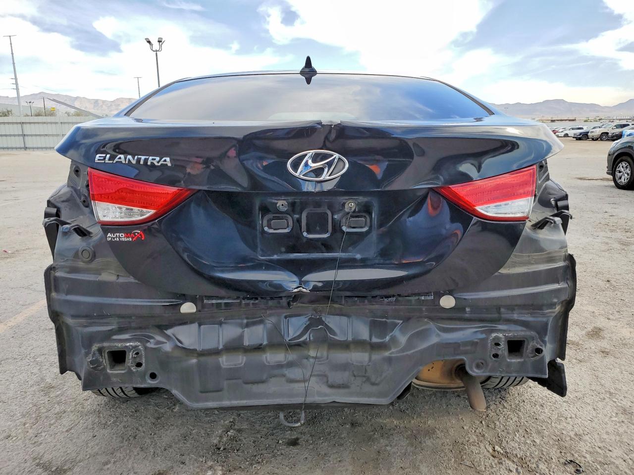 2013 Hyundai Elantra Gls Black vin: 5NPDH4AE0DH283987