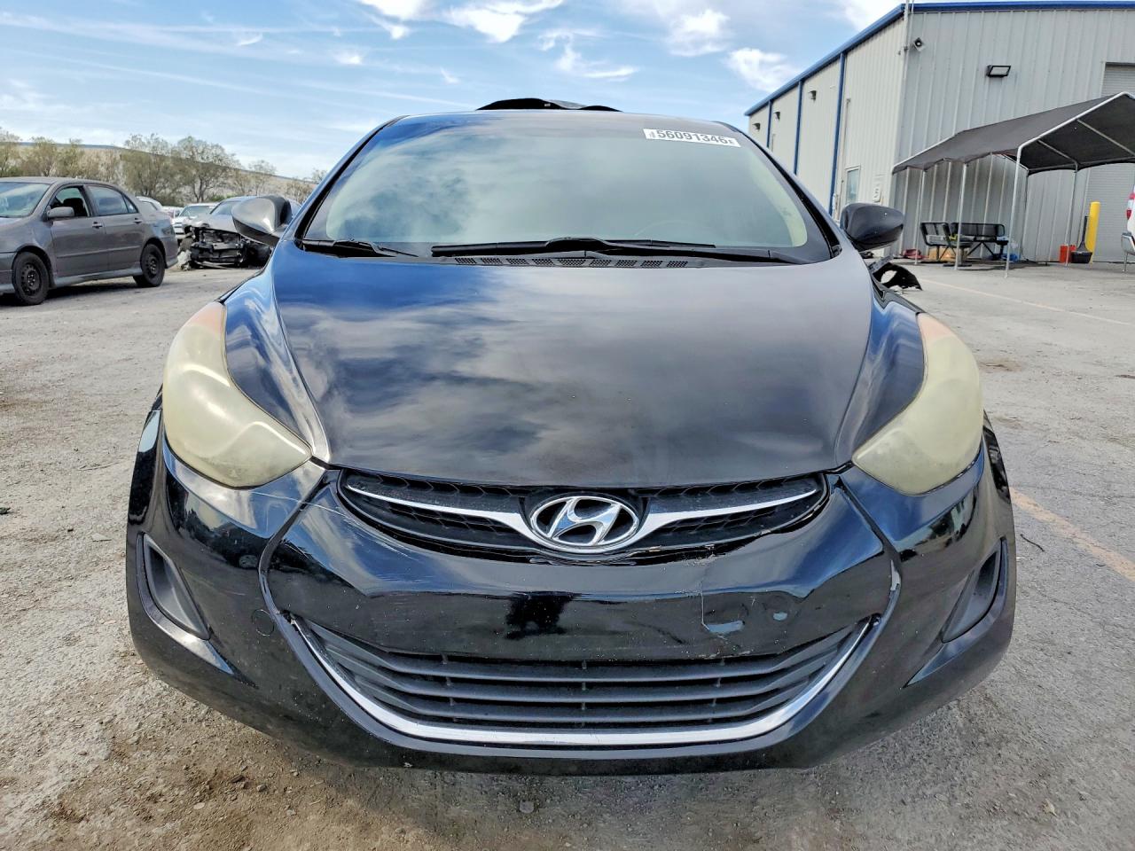 2013 Hyundai Elantra Gls Black vin: 5NPDH4AE0DH283987
