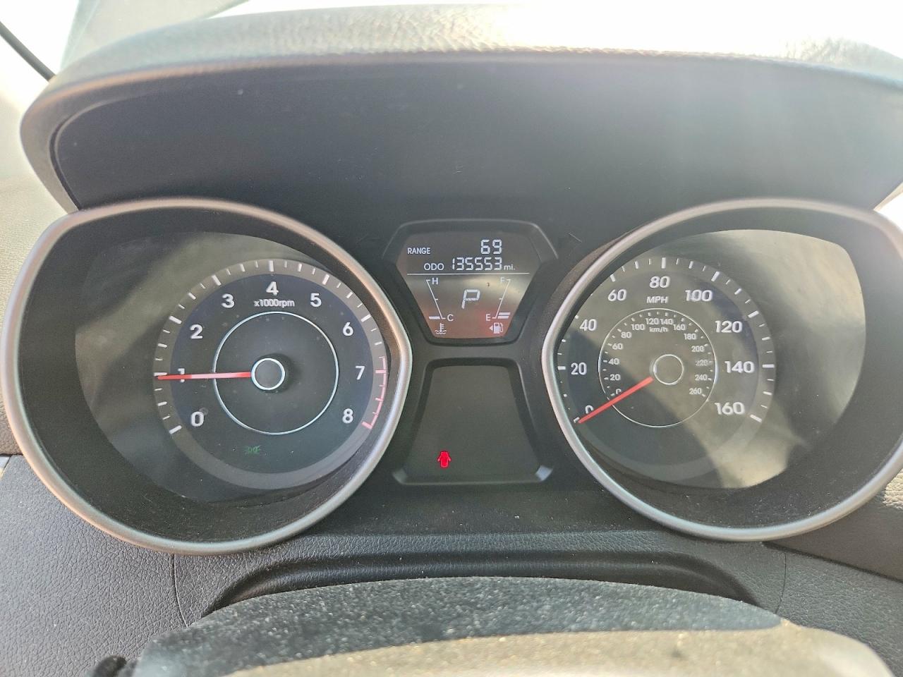 2013 Hyundai Elantra Limited Серый vin: 5NPDH4AE0DH284265