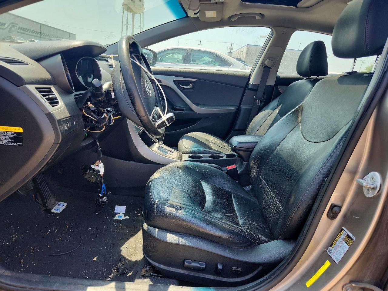 2013 Hyundai Elantra Limited Серый vin: 5NPDH4AE0DH284265