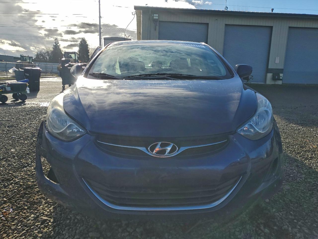 2013 Hyundai Elantra Gls Blue vin: 5NPDH4AE0DH294570