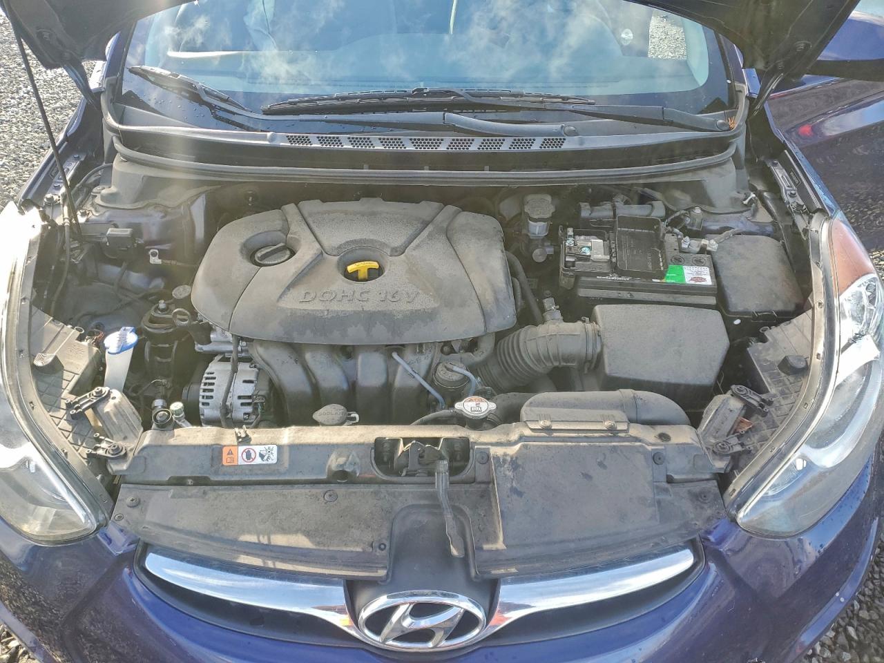 2013 Hyundai Elantra Gls Blue vin: 5NPDH4AE0DH294570