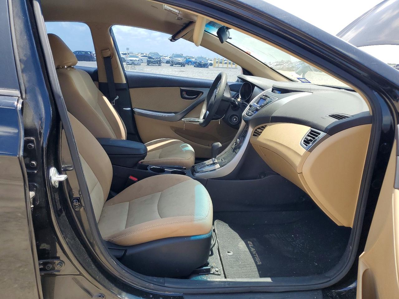 2013 Hyundai Elantra Black vin: 5NPDH4AE0DH295556