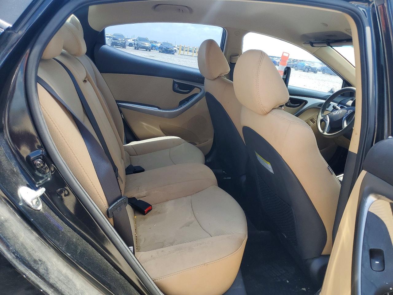 2013 Hyundai Elantra Black vin: 5NPDH4AE0DH295556