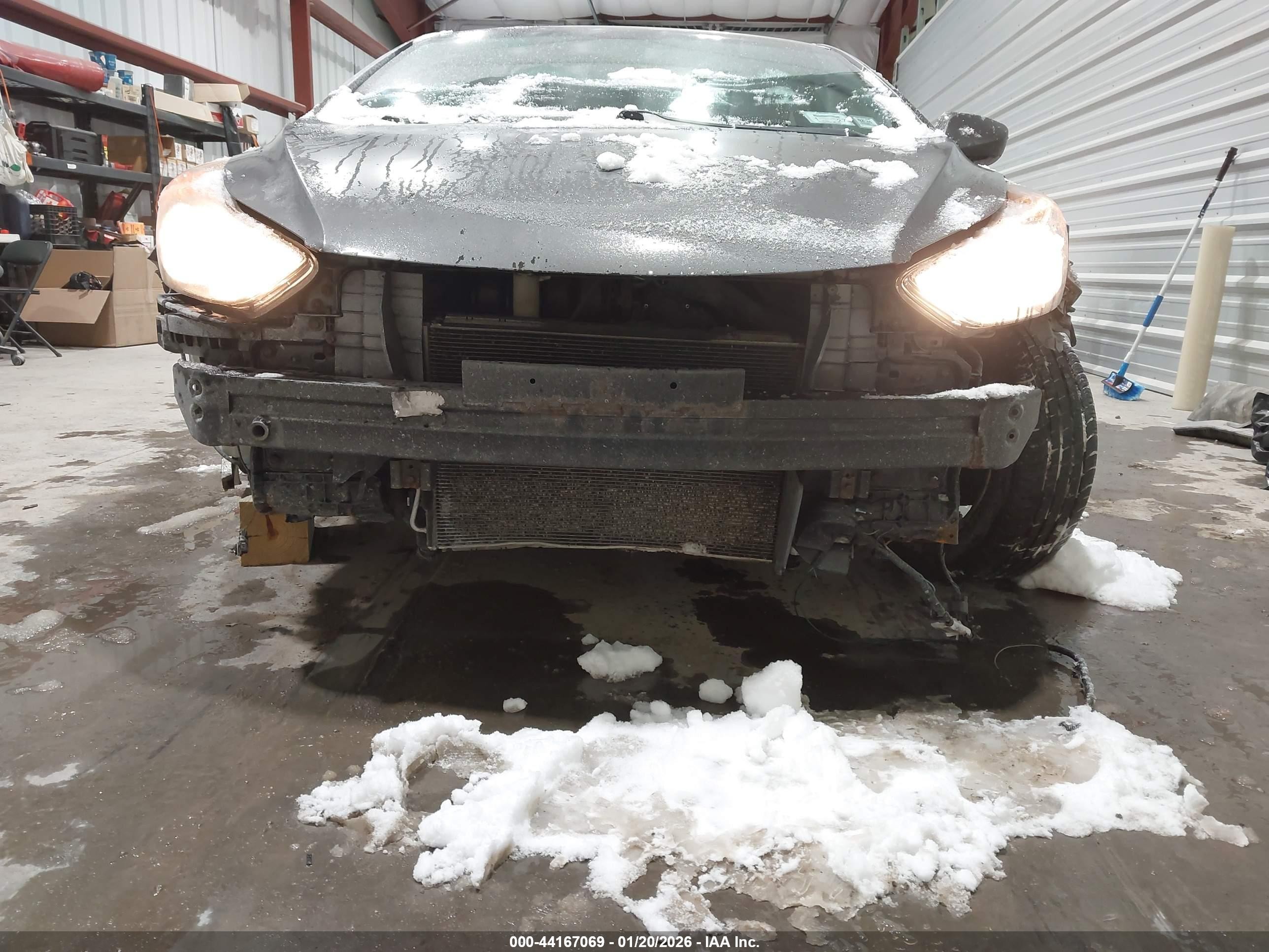 2013 Hyundai Elantra Gls Gray vin: 5NPDH4AE0DH296948