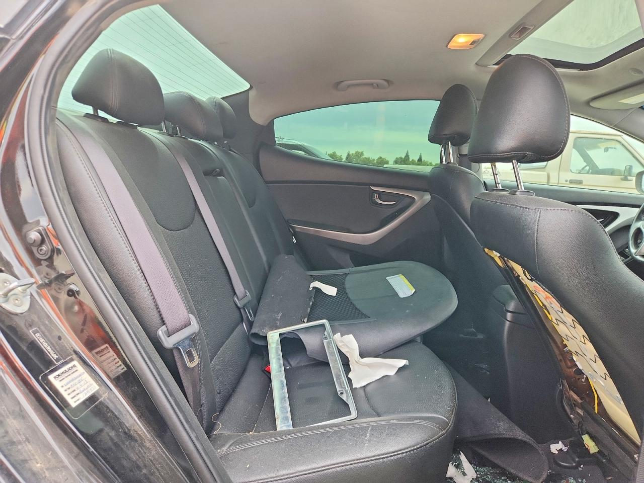 2013 Hyundai Elantra Limited Черный vin: 5NPDH4AE0DH301730