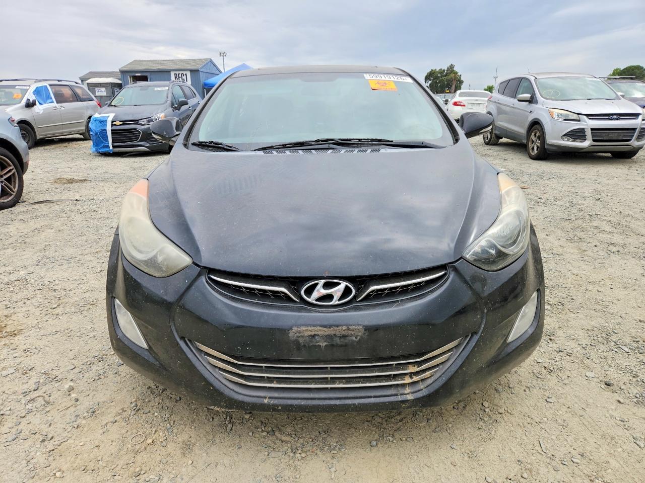 2013 Hyundai Elantra Limited Черный vin: 5NPDH4AE0DH301730