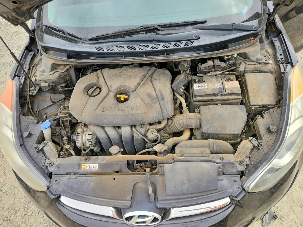 2013 Hyundai Elantra Limited Черный vin: 5NPDH4AE0DH301730