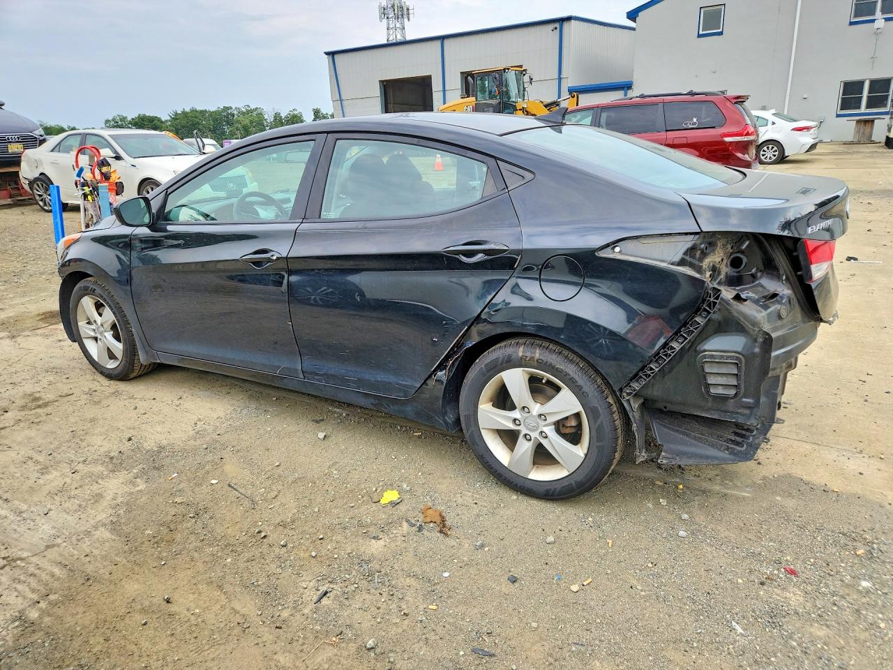 2013 Hyundai Elantra Gls Black vin: 5NPDH4AE0DH301999