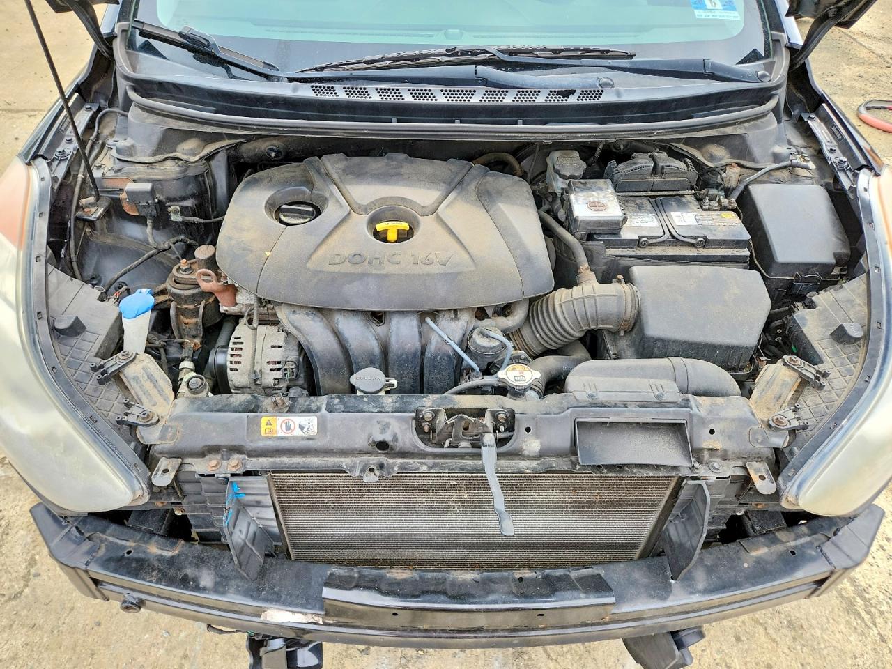 2013 Hyundai Elantra Gls Black vin: 5NPDH4AE0DH301999