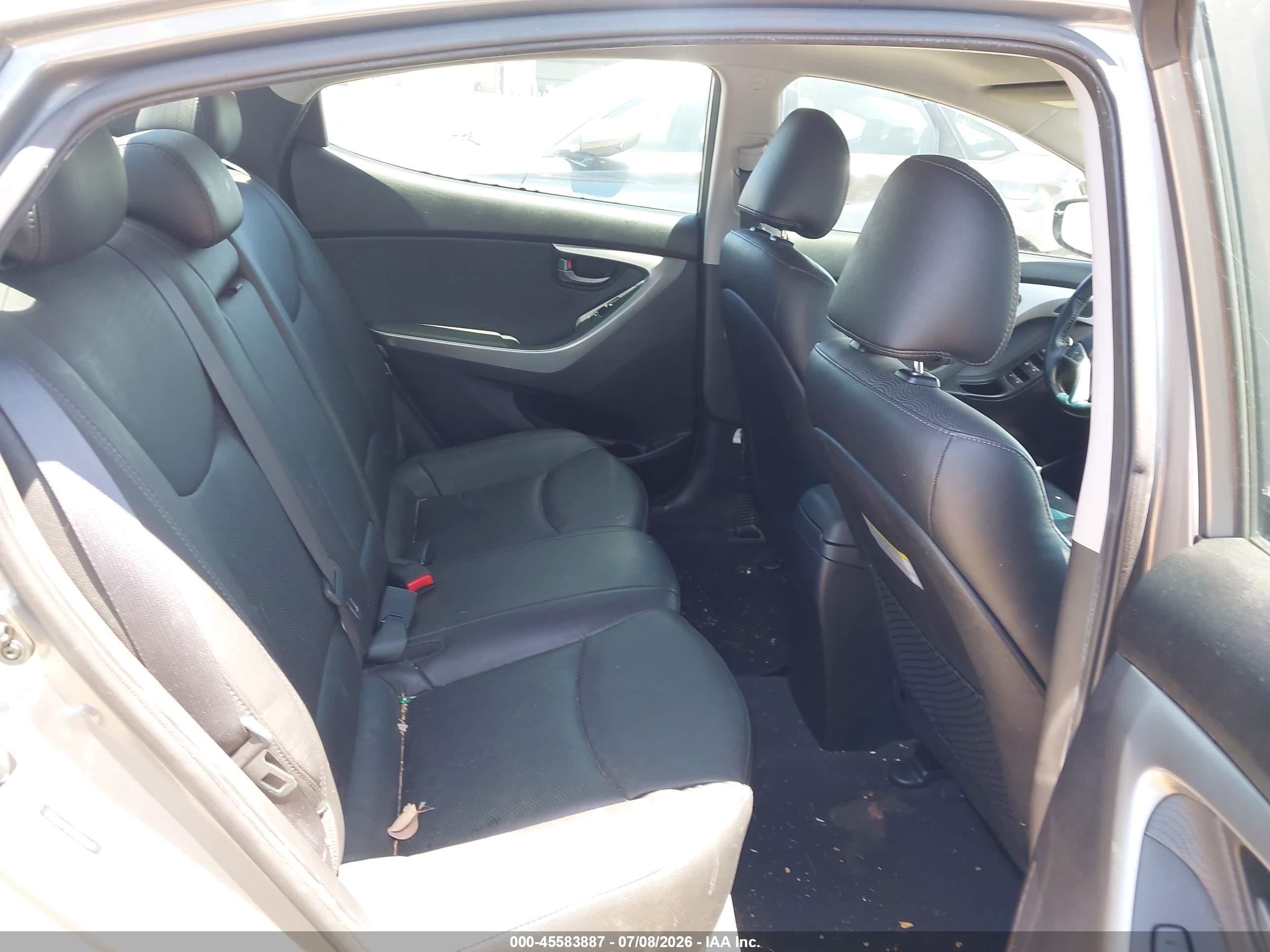 2013 Hyundai Elantra Limited Gray vin: 5NPDH4AE0DH306233