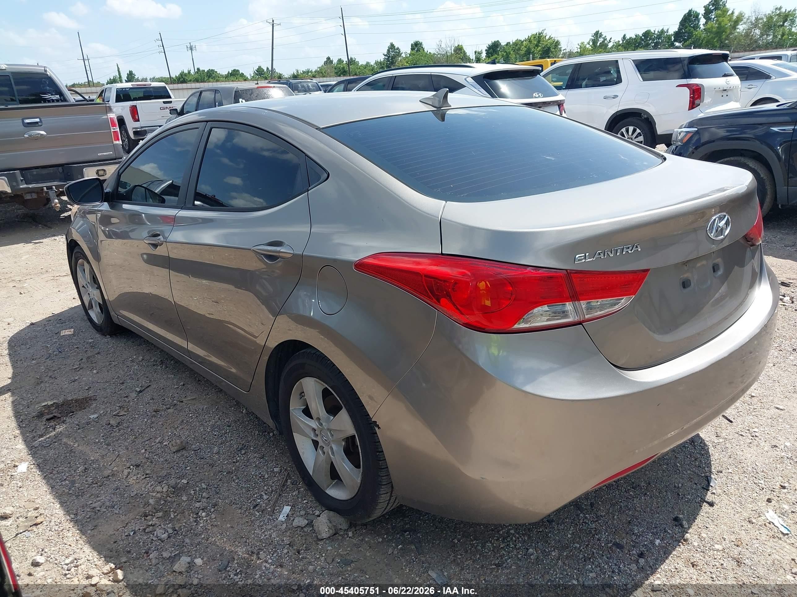 2013 Hyundai Elantra Gls Brown vin: 5NPDH4AE0DH306409