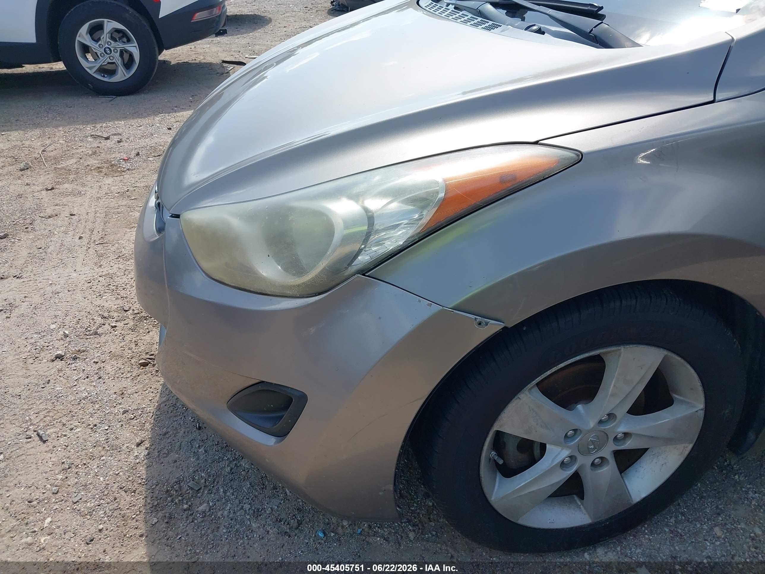 2013 Hyundai Elantra Gls Brown vin: 5NPDH4AE0DH306409