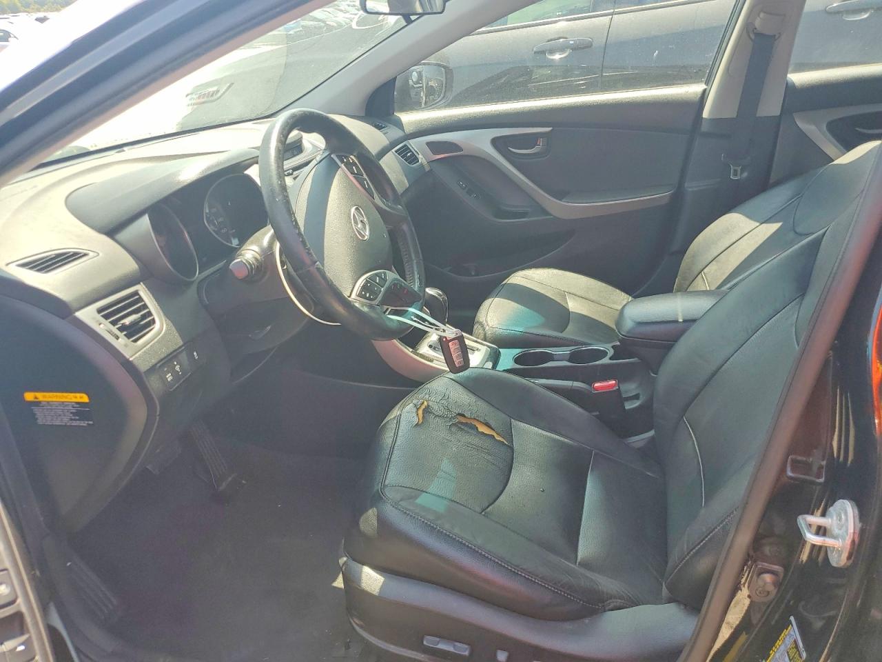 2013 Hyundai Elantra Gls Black vin: 5NPDH4AE0DH309472
