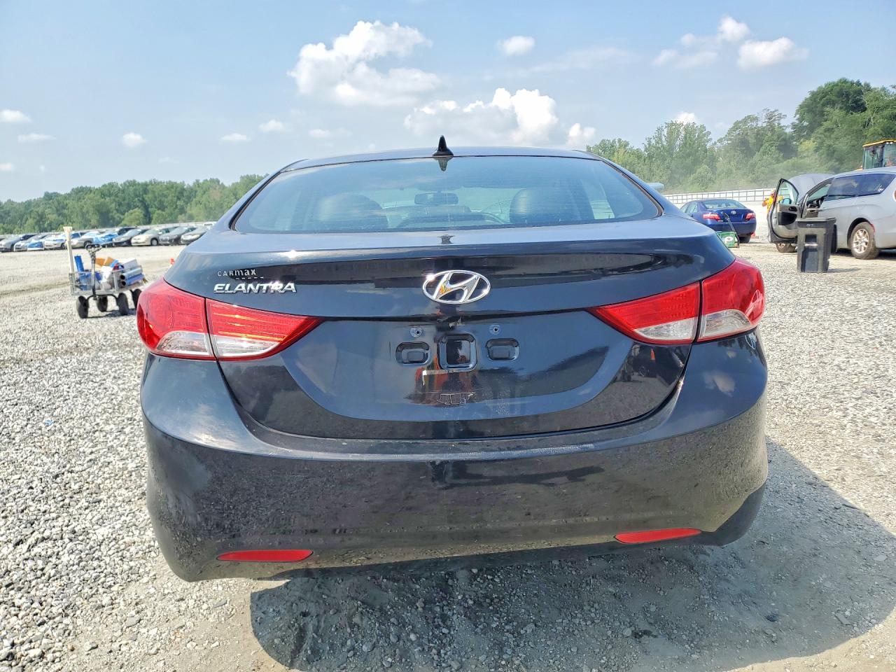2013 Hyundai Elantra Gls Black vin: 5NPDH4AE0DH309472