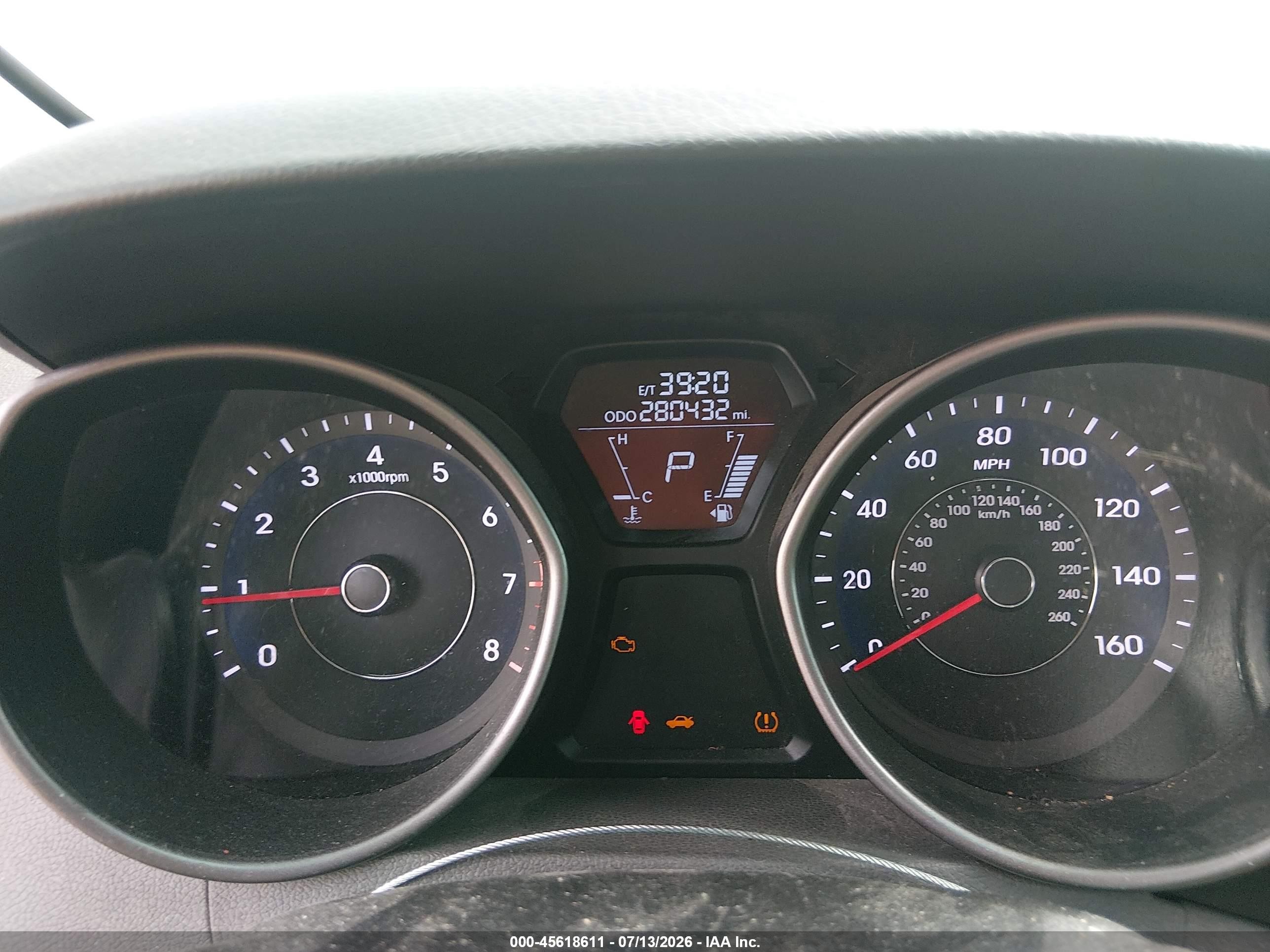2013 Hyundai Elantra Gls Gray vin: 5NPDH4AE0DH309682