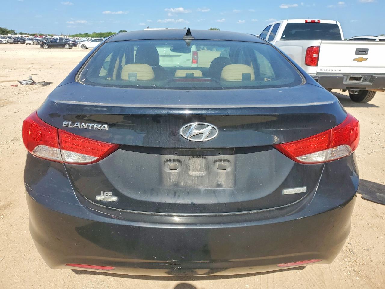 2013 Hyundai Elantra Limited Black vin: 5NPDH4AE0DH311531