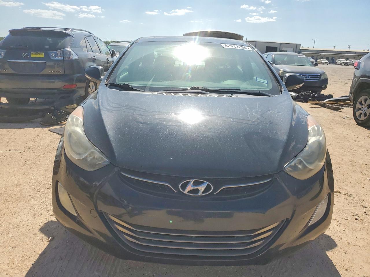 2013 Hyundai Elantra Limited Black vin: 5NPDH4AE0DH311531
