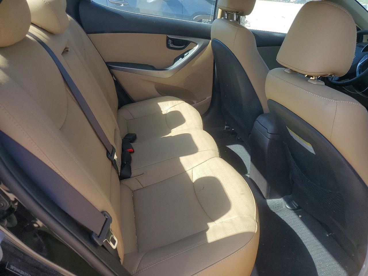 2013 Hyundai Elantra Limited Black vin: 5NPDH4AE0DH311531