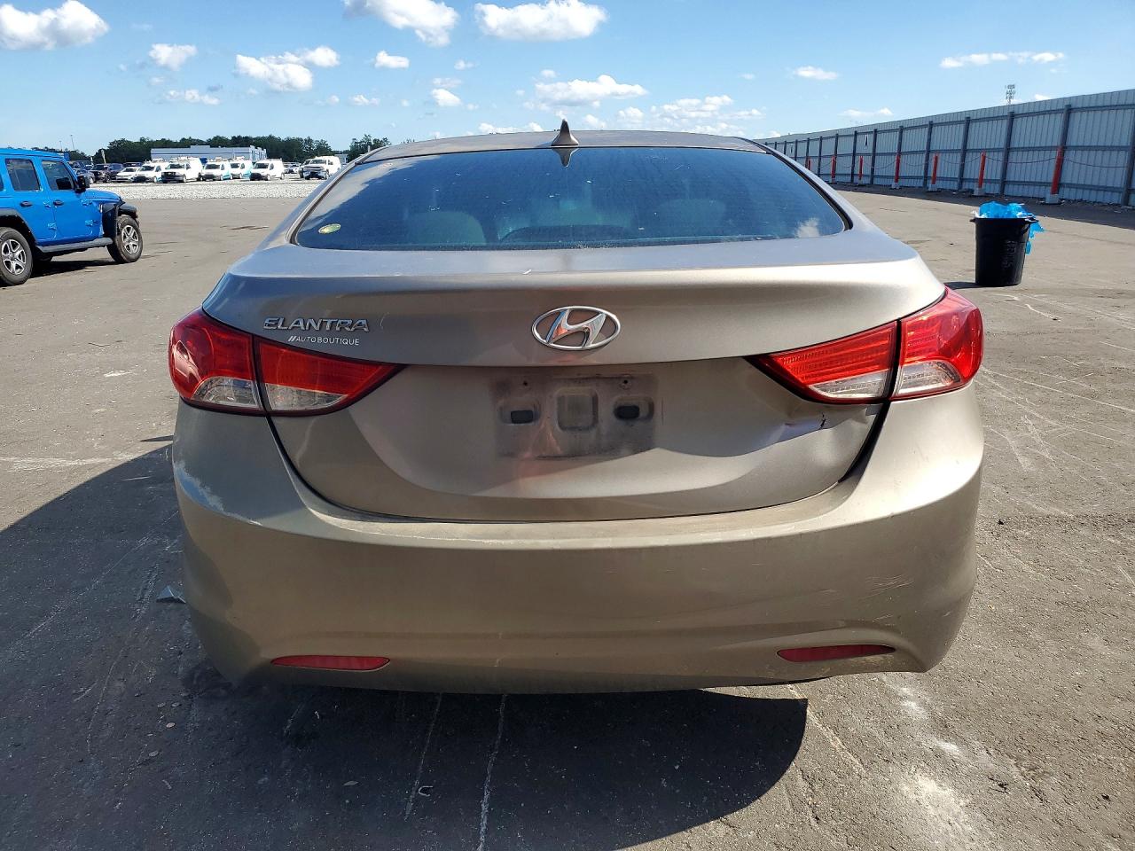 2013 Hyundai Elantra Gls Brown vin: 5NPDH4AE0DH316941