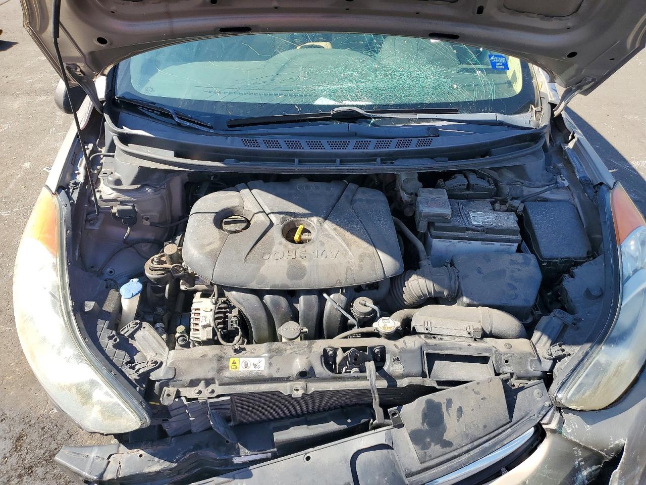 2013 Hyundai Elantra Gls Brown vin: 5NPDH4AE0DH316941