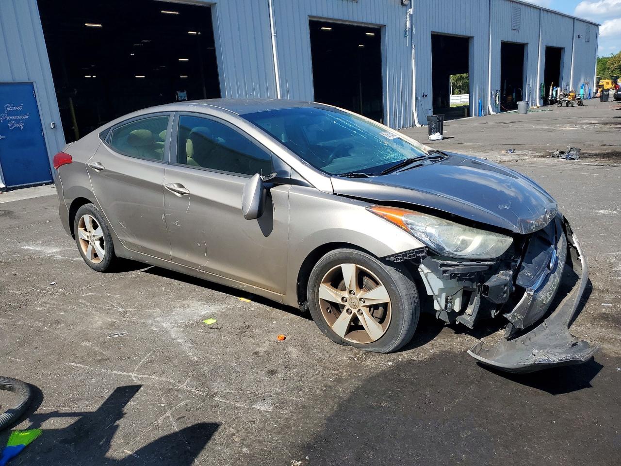 2013 Hyundai Elantra Gls Brown vin: 5NPDH4AE0DH316941