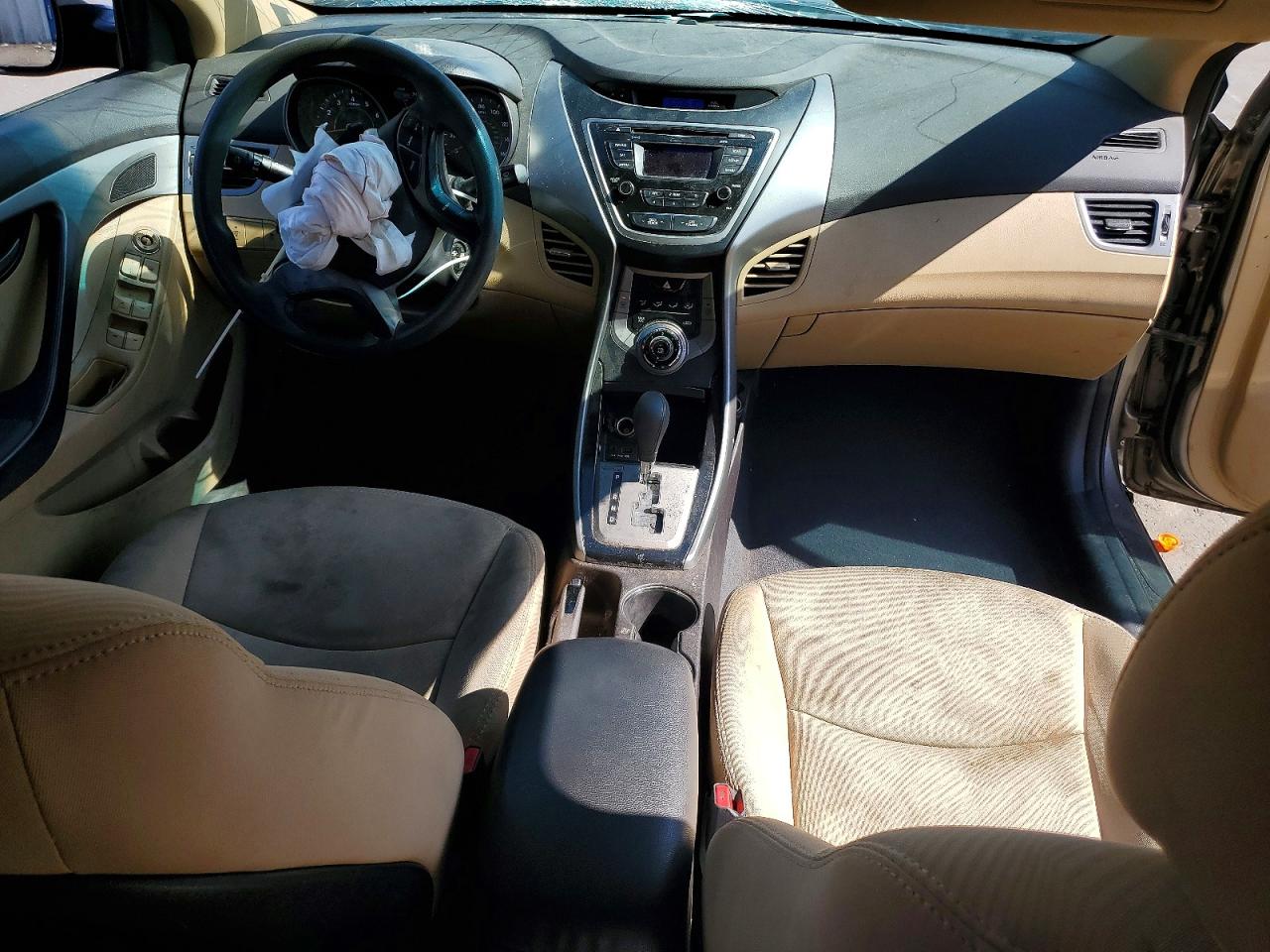 2013 Hyundai Elantra Gls Brown vin: 5NPDH4AE0DH316941