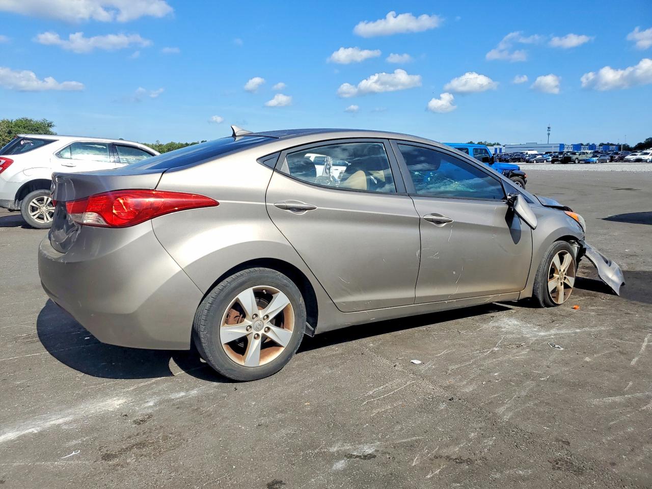 2013 Hyundai Elantra Gls Brown vin: 5NPDH4AE0DH316941