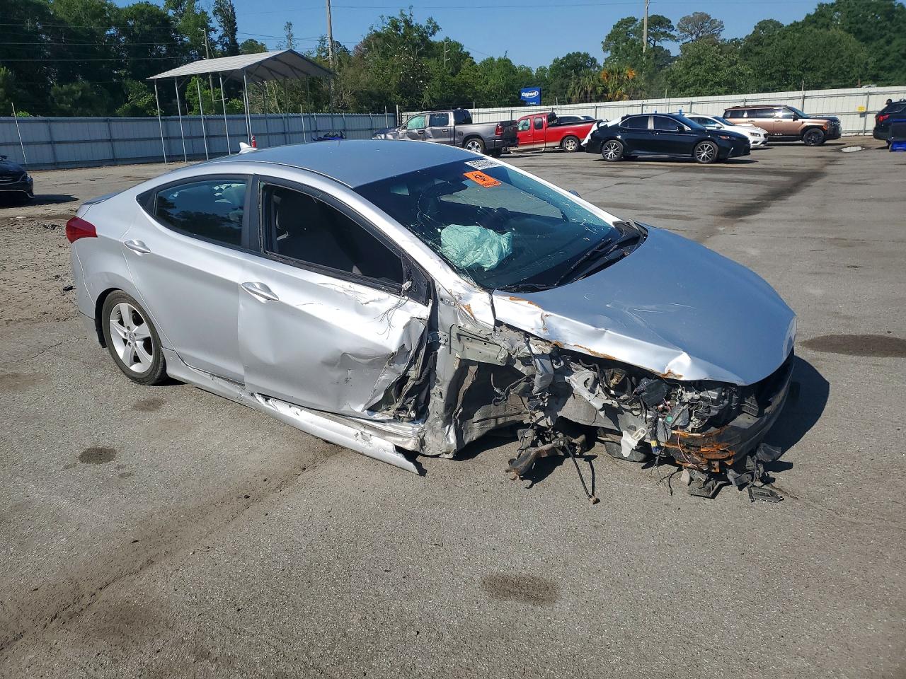 2013 Hyundai Elantra Gls Серебряный vin: 5NPDH4AE0DH318723
