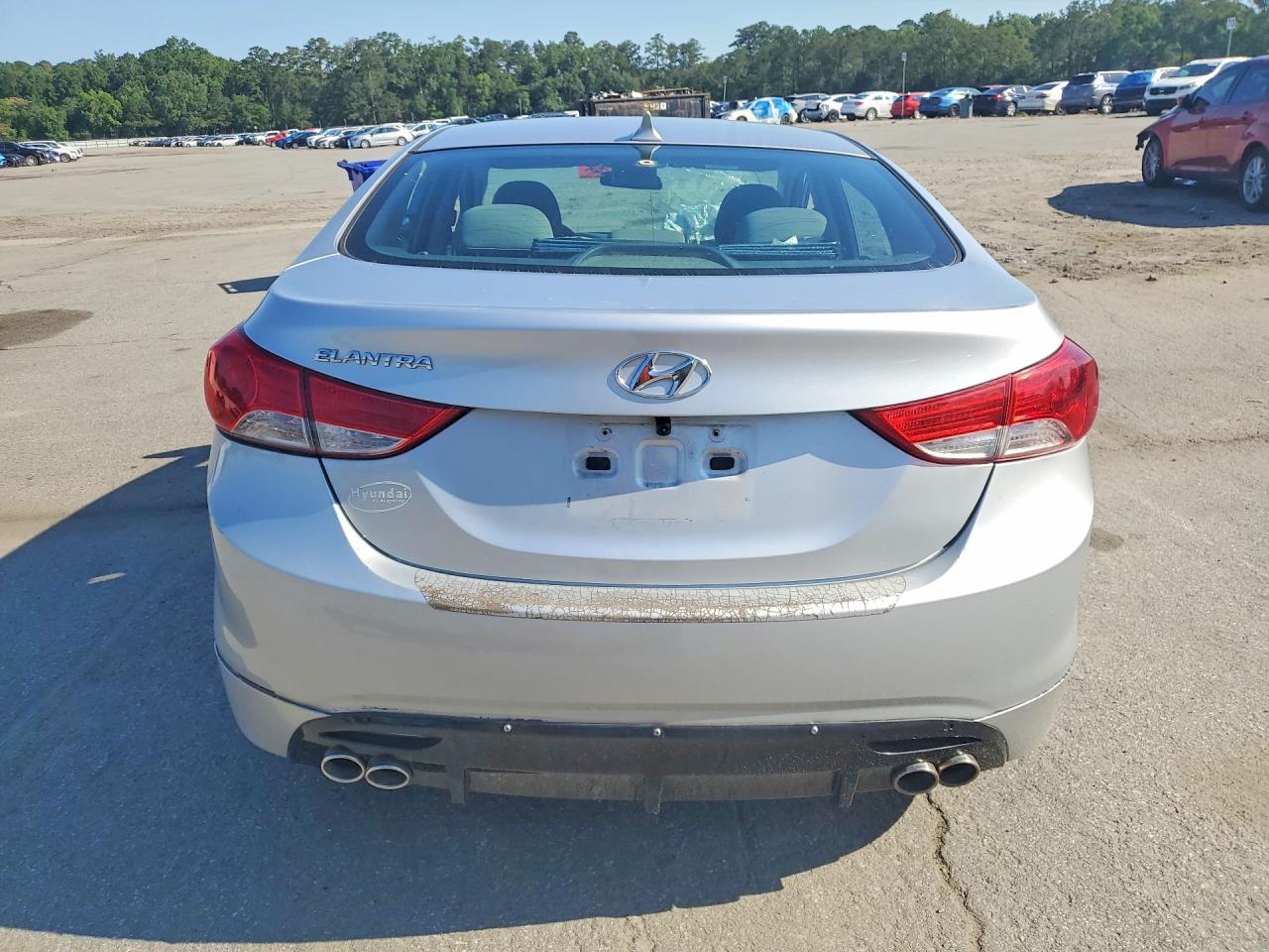 2013 Hyundai Elantra Gls Серебряный vin: 5NPDH4AE0DH318723