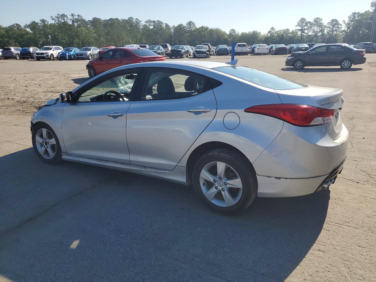 2013 Hyundai Elantra Gls Серебряный vin: 5NPDH4AE0DH318723