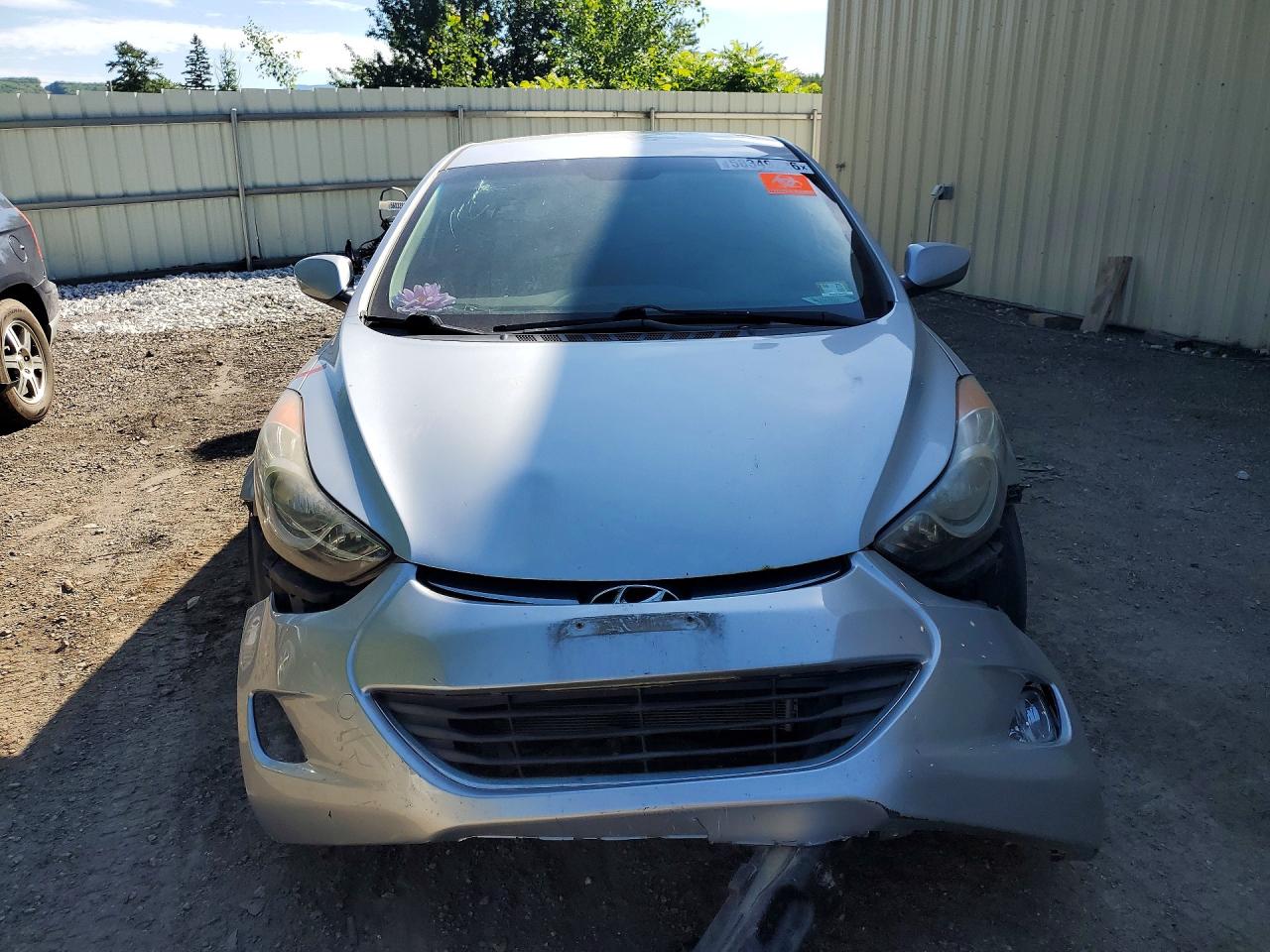 2013 Hyundai Elantra Gls Silver vin: 5NPDH4AE0DH319516