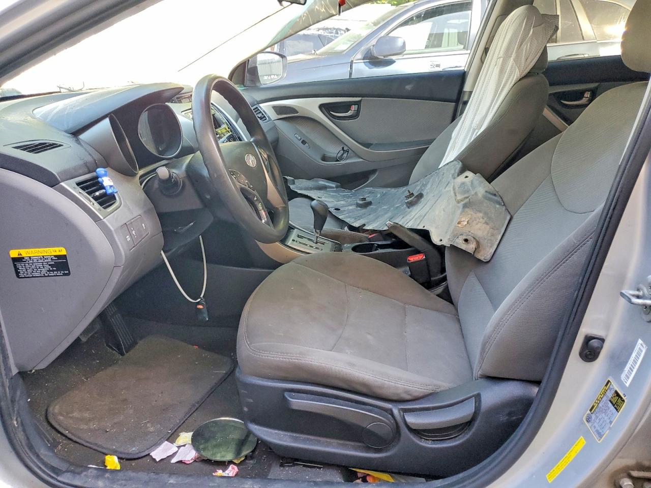 2013 Hyundai Elantra Gls Silver vin: 5NPDH4AE0DH319516