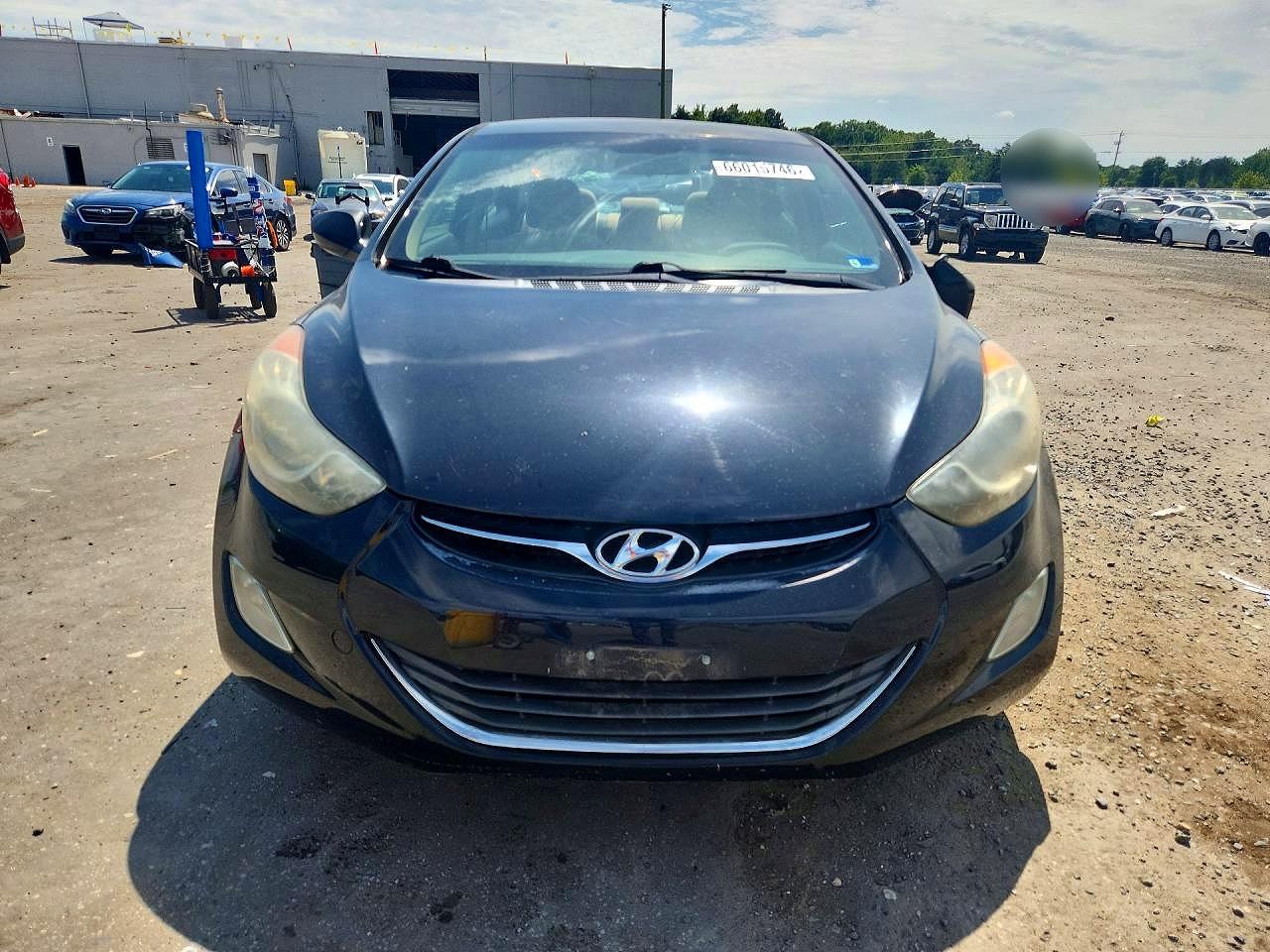 2013 Hyundai Elantra Gls Black vin: 5NPDH4AE0DH321105
