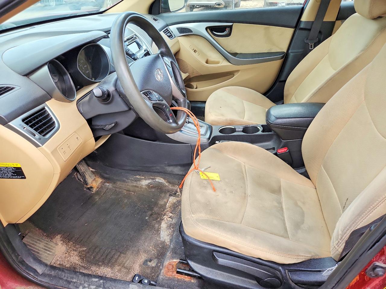 2013 Hyundai Elantra Gls Красный vin: 5NPDH4AE0DH325199