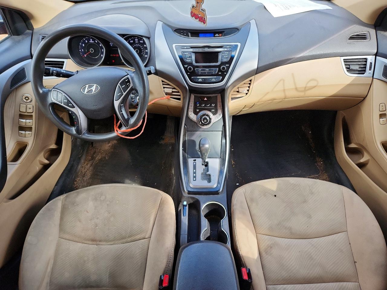 2013 Hyundai Elantra Gls Красный vin: 5NPDH4AE0DH325199