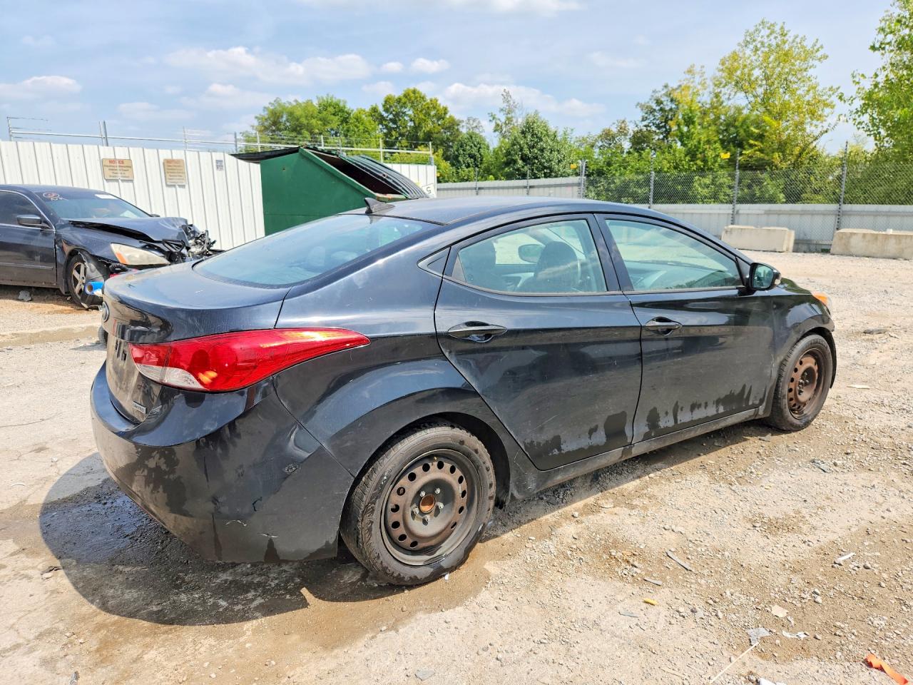 2013 Hyundai Elantra Limited Black vin: 5NPDH4AE0DH327700
