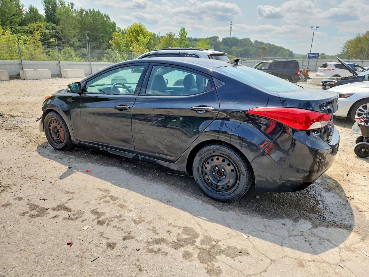 2013 Hyundai Elantra Limited Black vin: 5NPDH4AE0DH327700