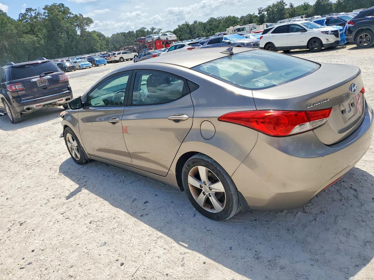 2013 Hyundai Elantra Gls Tan vin: 5NPDH4AE0DH333304