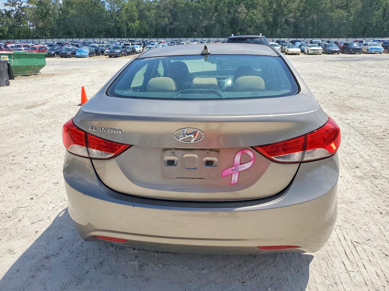 2013 Hyundai Elantra Gls Tan vin: 5NPDH4AE0DH333304