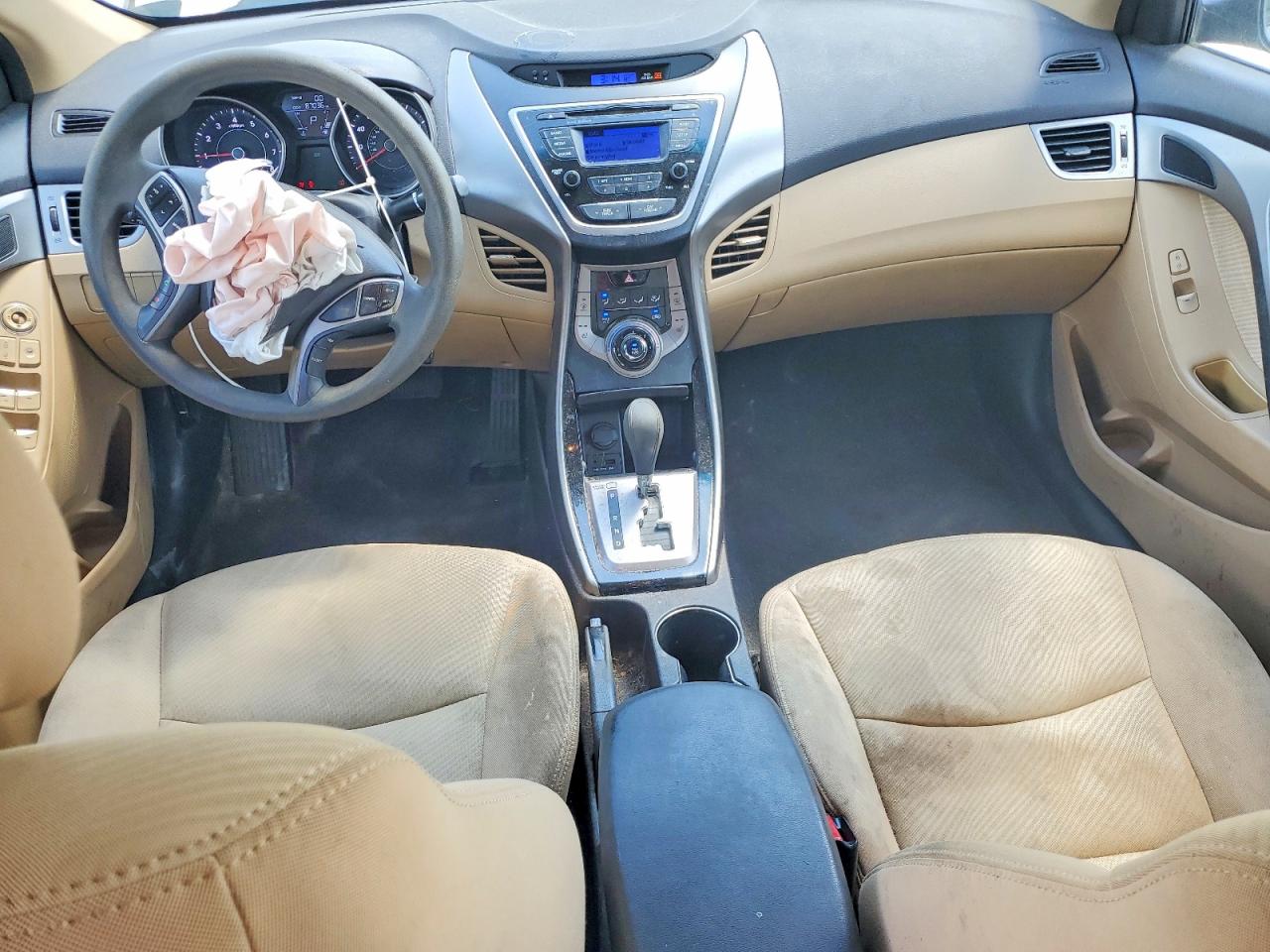 2013 Hyundai Elantra Gls Tan vin: 5NPDH4AE0DH333304