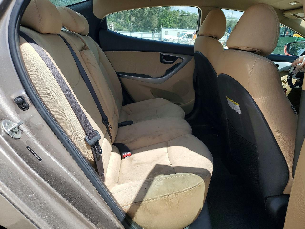 2013 Hyundai Elantra Gls Tan vin: 5NPDH4AE0DH333304