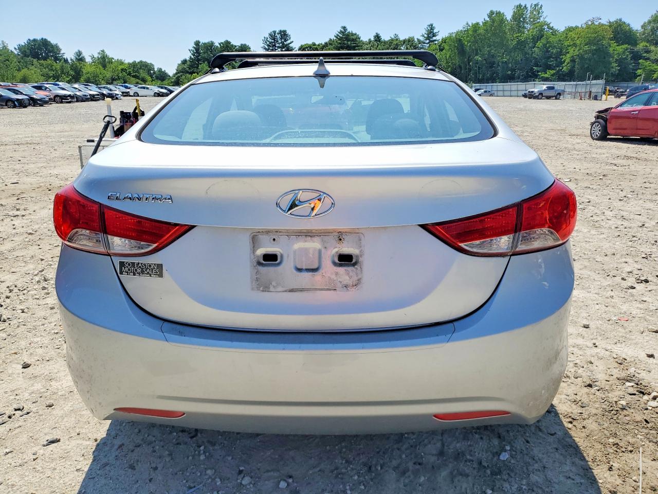 2013 Hyundai Elantra Gls Silver vin: 5NPDH4AE0DH338101