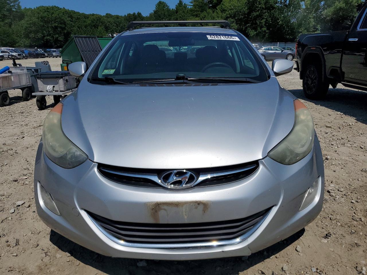 2013 Hyundai Elantra Gls Silver vin: 5NPDH4AE0DH338101