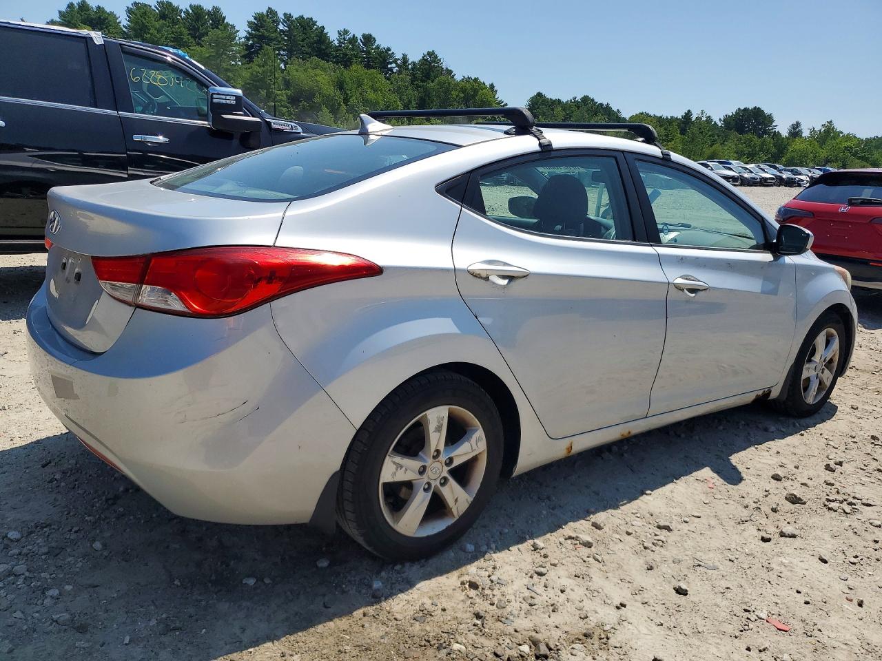 2013 Hyundai Elantra Gls Silver vin: 5NPDH4AE0DH338101
