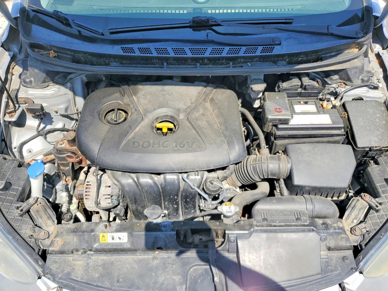 2013 Hyundai Elantra Gls Silver vin: 5NPDH4AE0DH338101