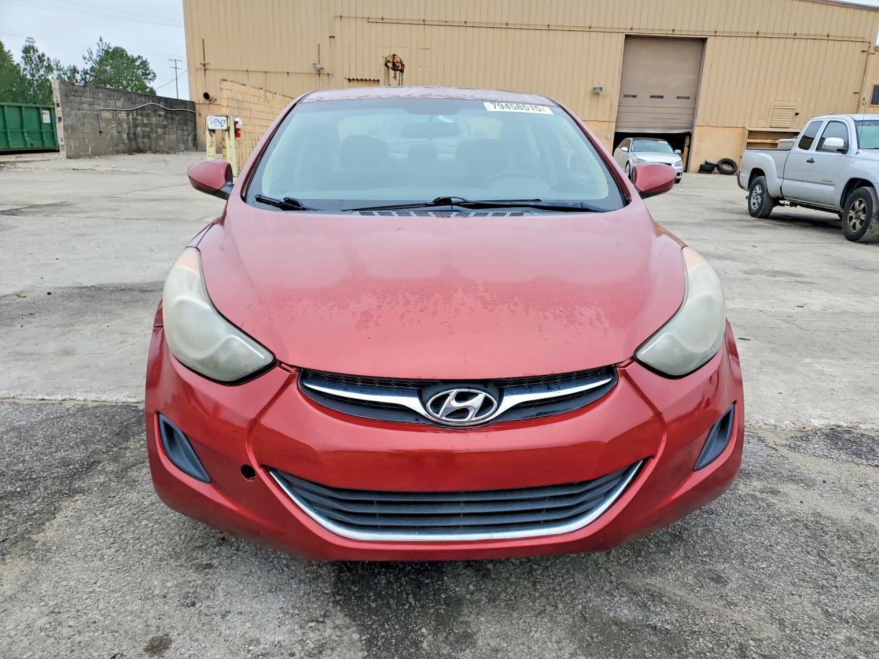 2013 Hyundai Elantra Burgundy vin: 5NPDH4AE0DH366707