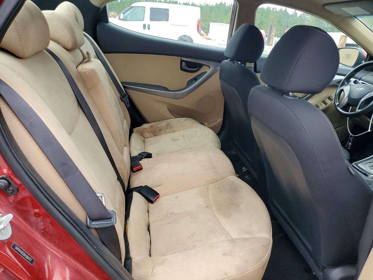 2013 Hyundai Elantra Burgundy vin: 5NPDH4AE0DH366707